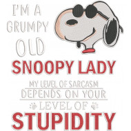 I'm a Grumpy Old Lady Nosey Dog 